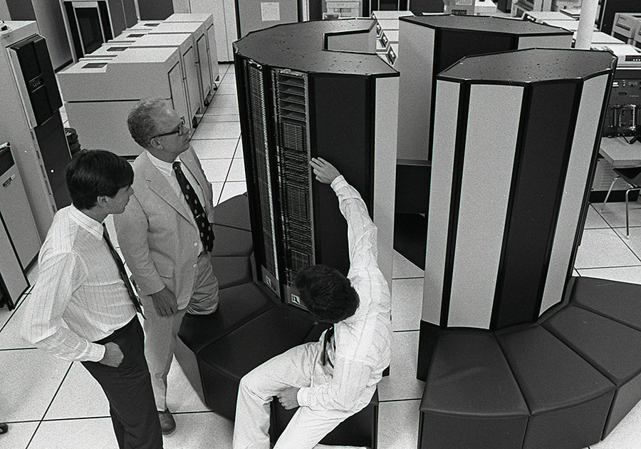 Dr. Pitzer at OSC in 1987