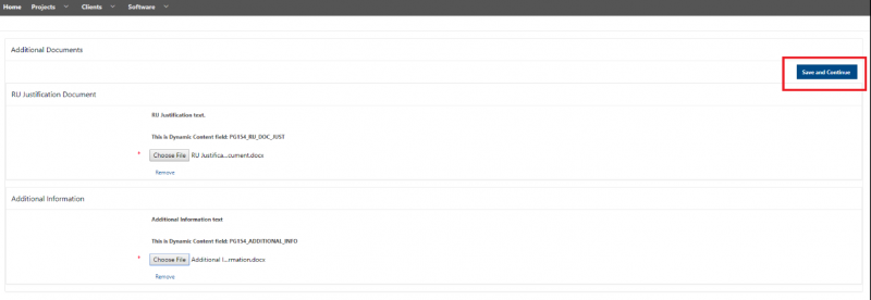 Screenshot of the Client Portal displaying the above text