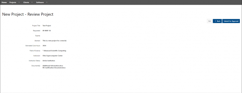 Screenshot of the Client Portal displaying the above text