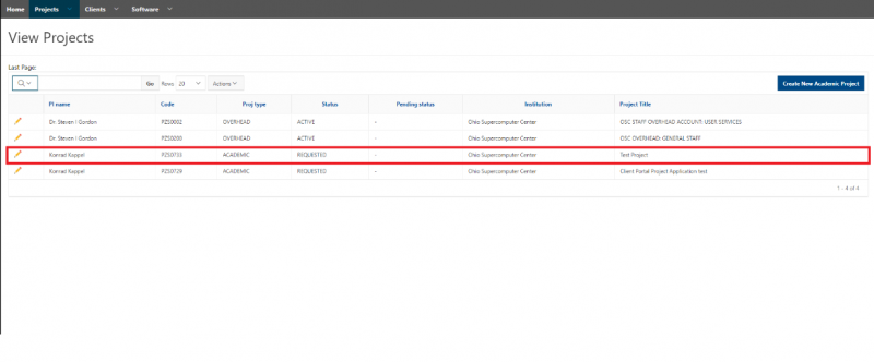 Screenshot of the Client Portal displaying the above text