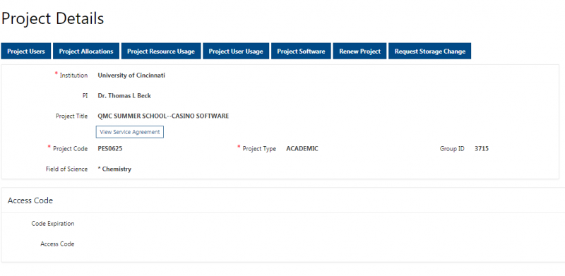 Screenshot of the Client Portal displaying the above text