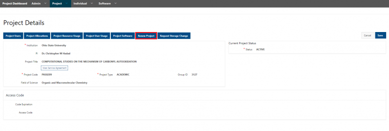 Screenshot of the Client Portal displaying the above text