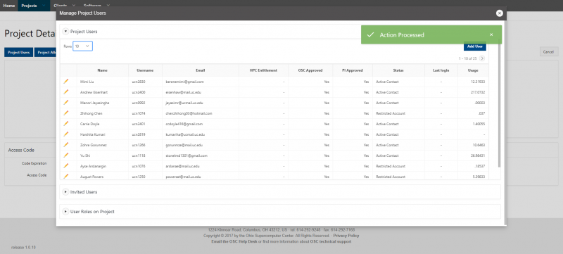 Screenshot of the Client Portal displaying the above text