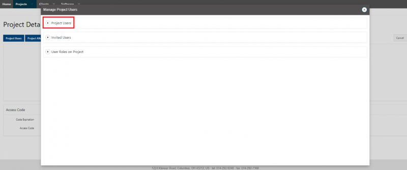 Screenshot of the Client Portal displaying the above text