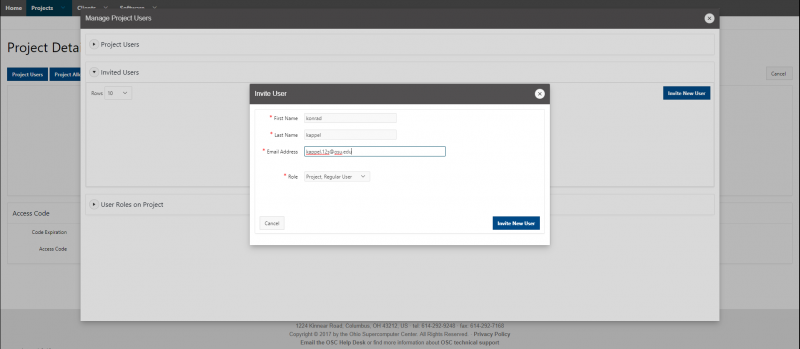 Screenshot of the Client Portal displaying the above text