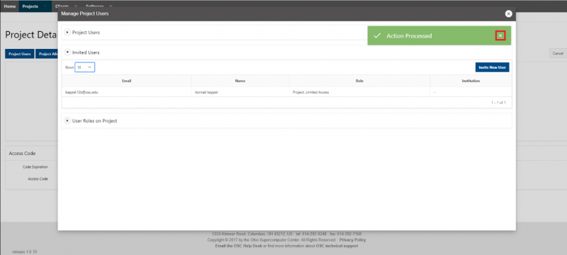 Screenshot of the Client Portal displaying the above text