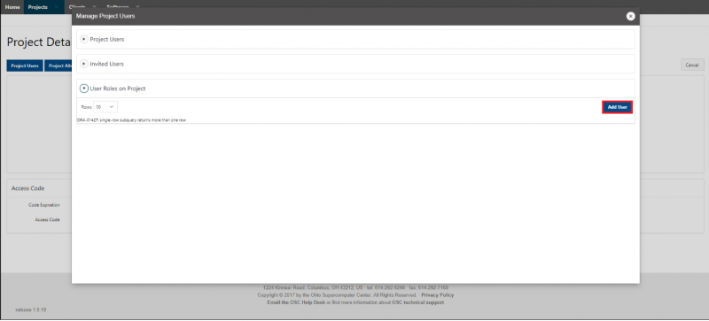 Screenshot of the Client Portal displaying the above text
