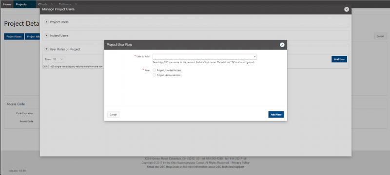 Screenshot of the Client Portal displaying the above text