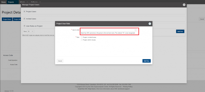 Screenshot of the Client Portal displaying the above text