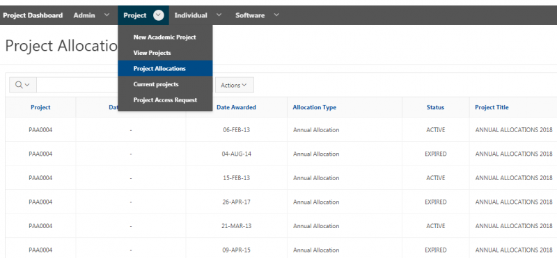Screenshot of the Client Portal displaying the above text