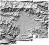 Satellite mapping image of Kathmandu Valley, Nepal