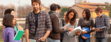 A group of university students