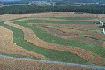 contour plowed field